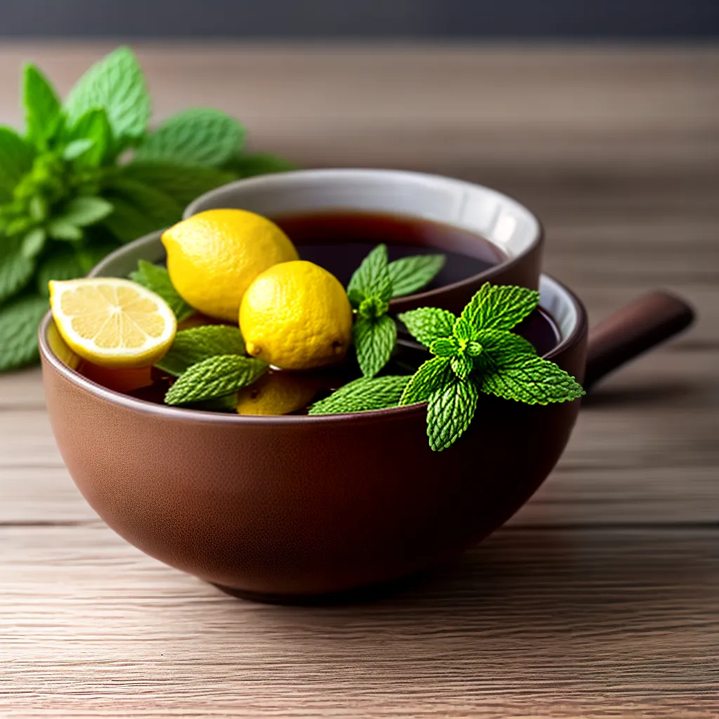 cha herbal limao balsamo serenidade