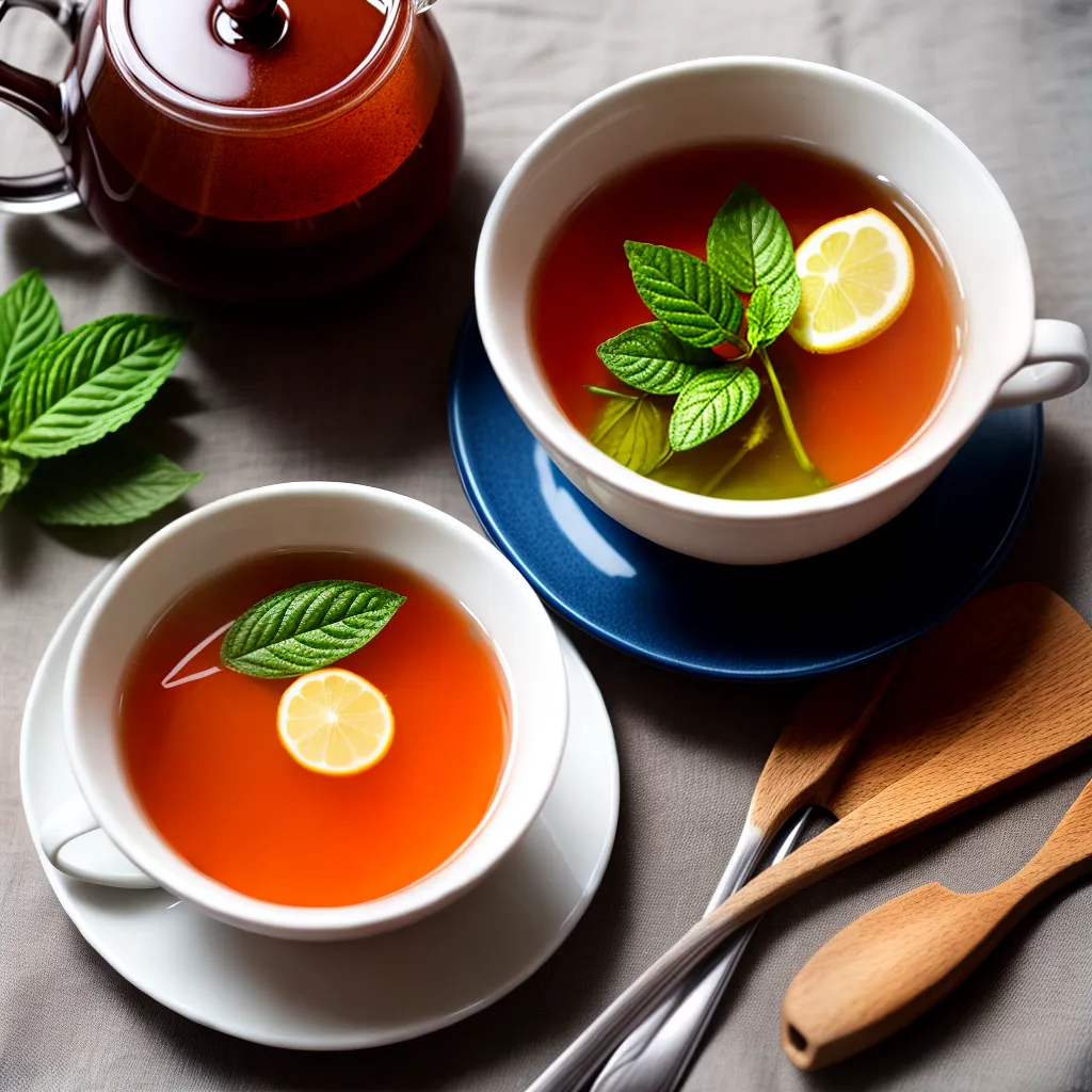 cha herbal boldo fresco acolhedor