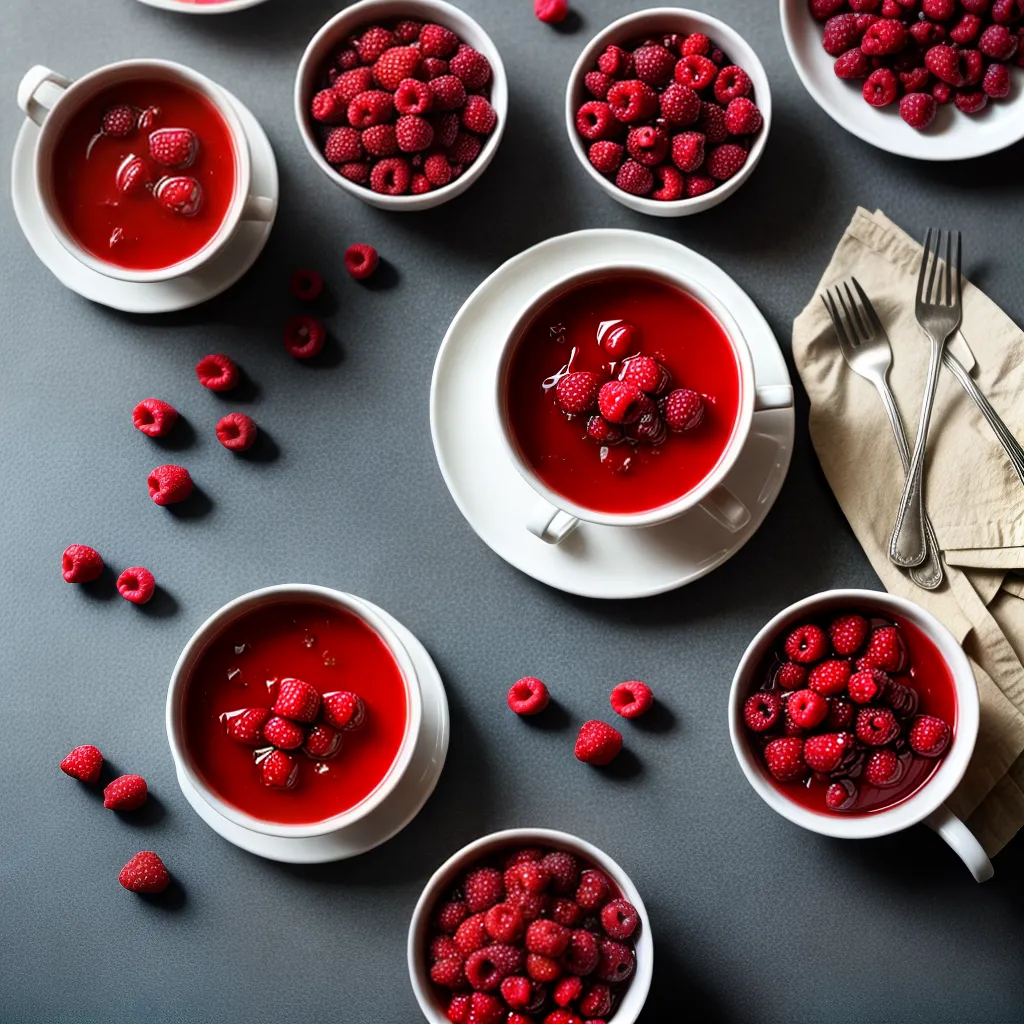 xicara vermelha infusao frutas vermelhas