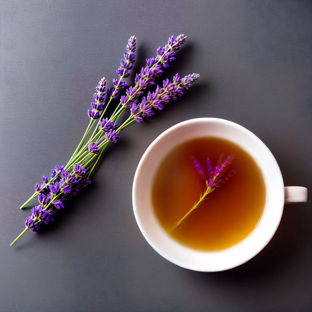 cha lavanda relaxante sono