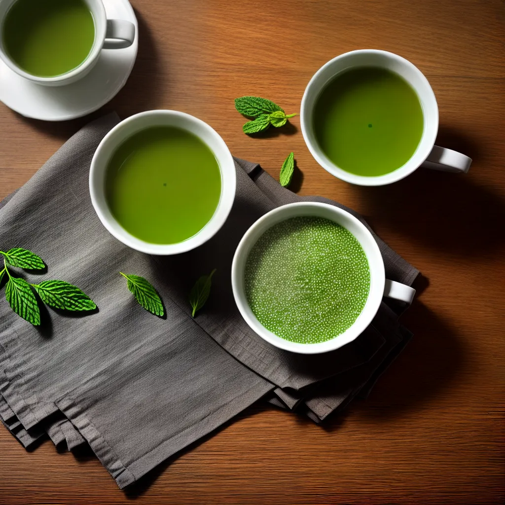 cha de chia verde saude beneficios