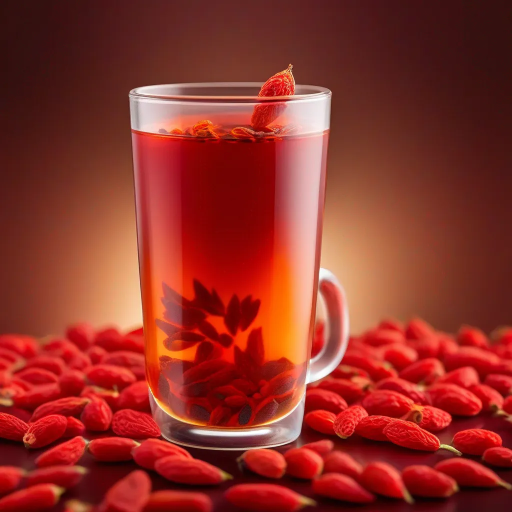 cha goji vermelho saude vitalidade