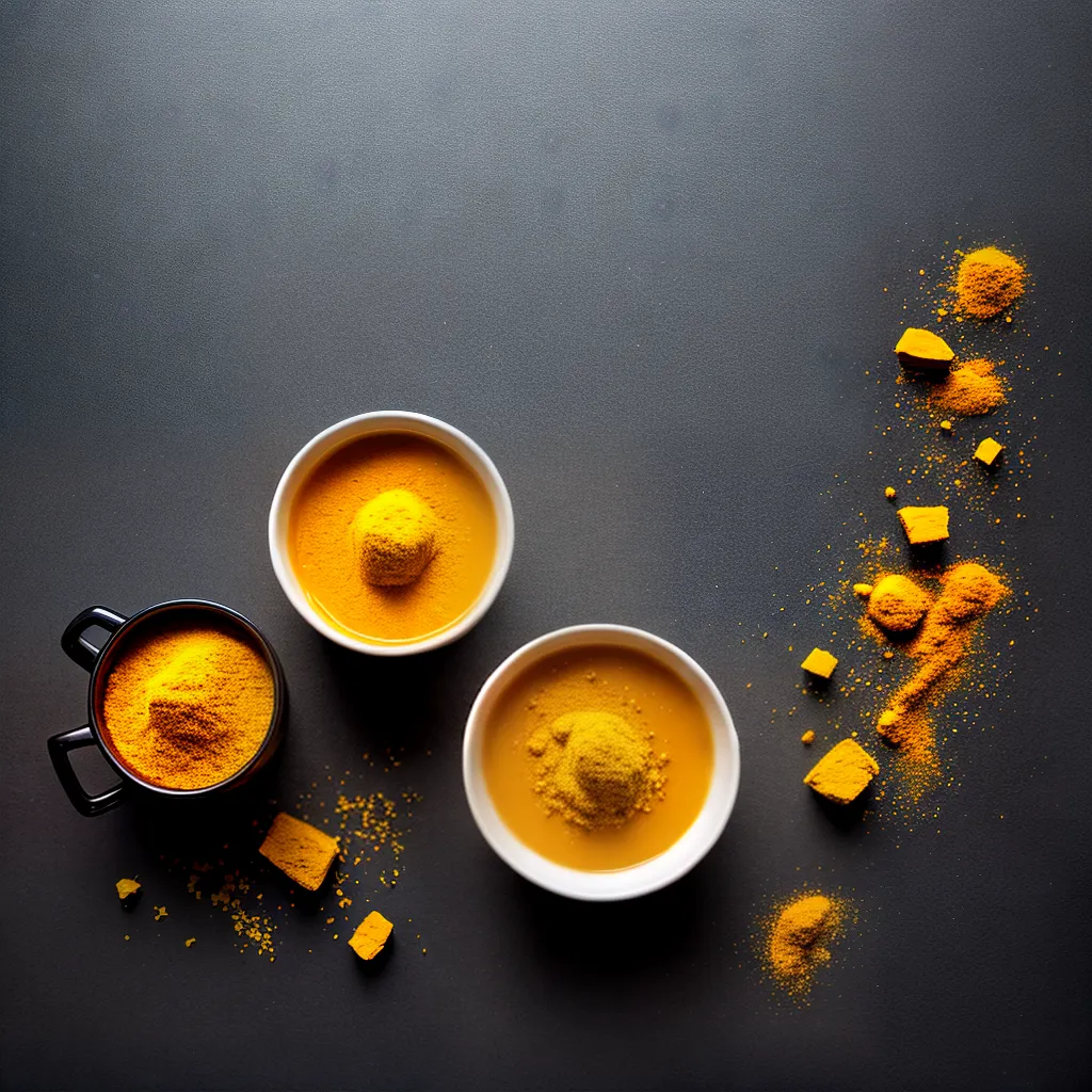 cha curcuma amarelo