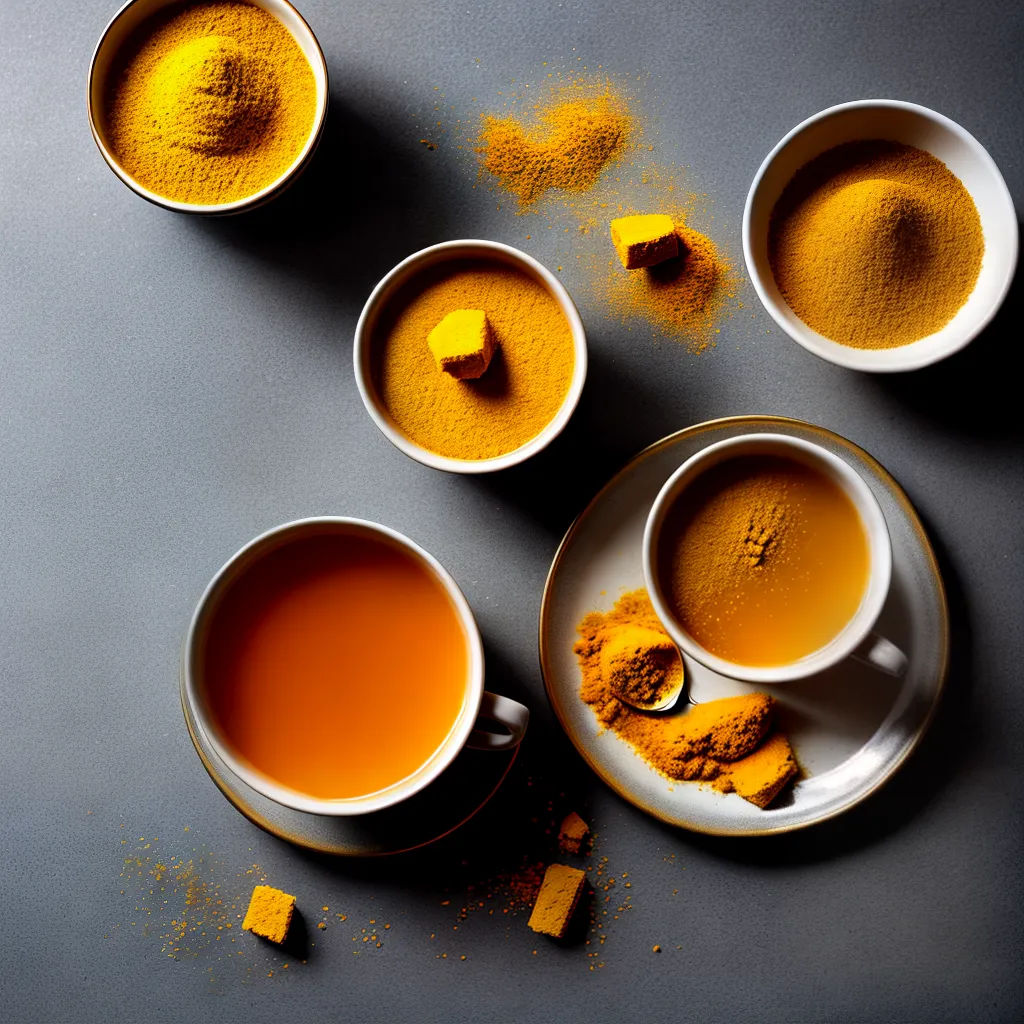 cha dourado curcuma canela limao
