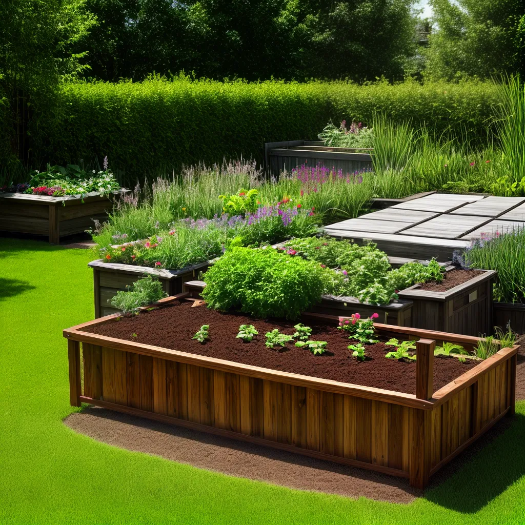 composteira jardim vegetal rico
