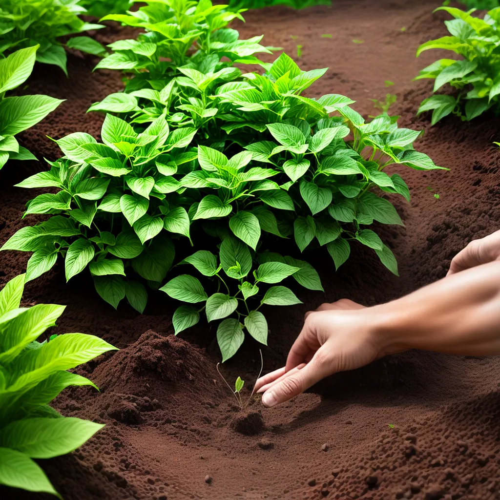 maos jardineiro plantando seedling jardim maos jardineiro plantando seedling jardim