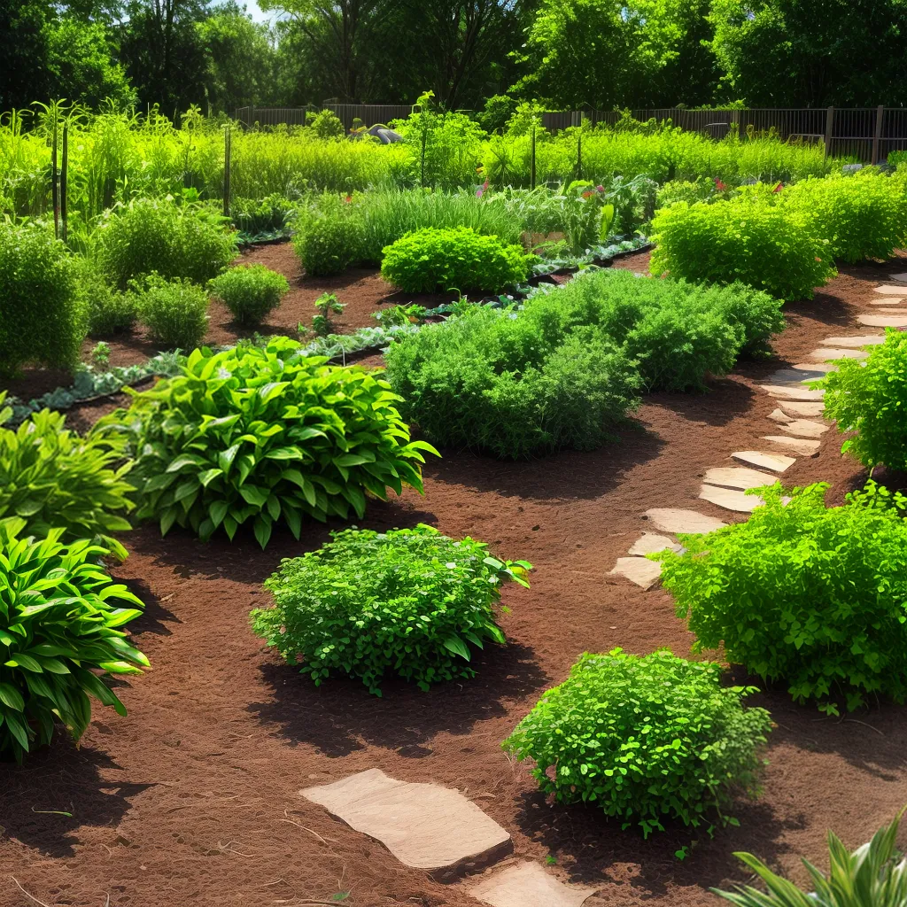 horta vegetal mulch verde
