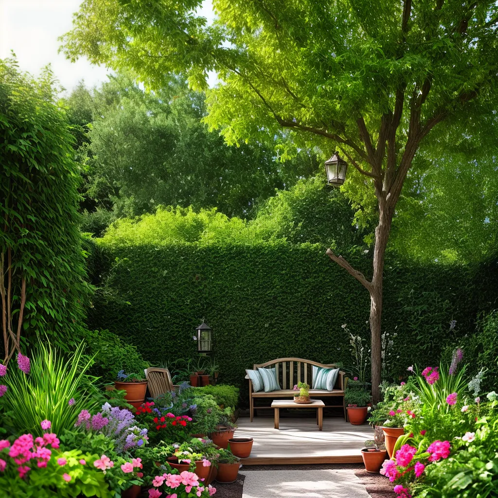 arvore jardim decorada ideias reaproveitamento