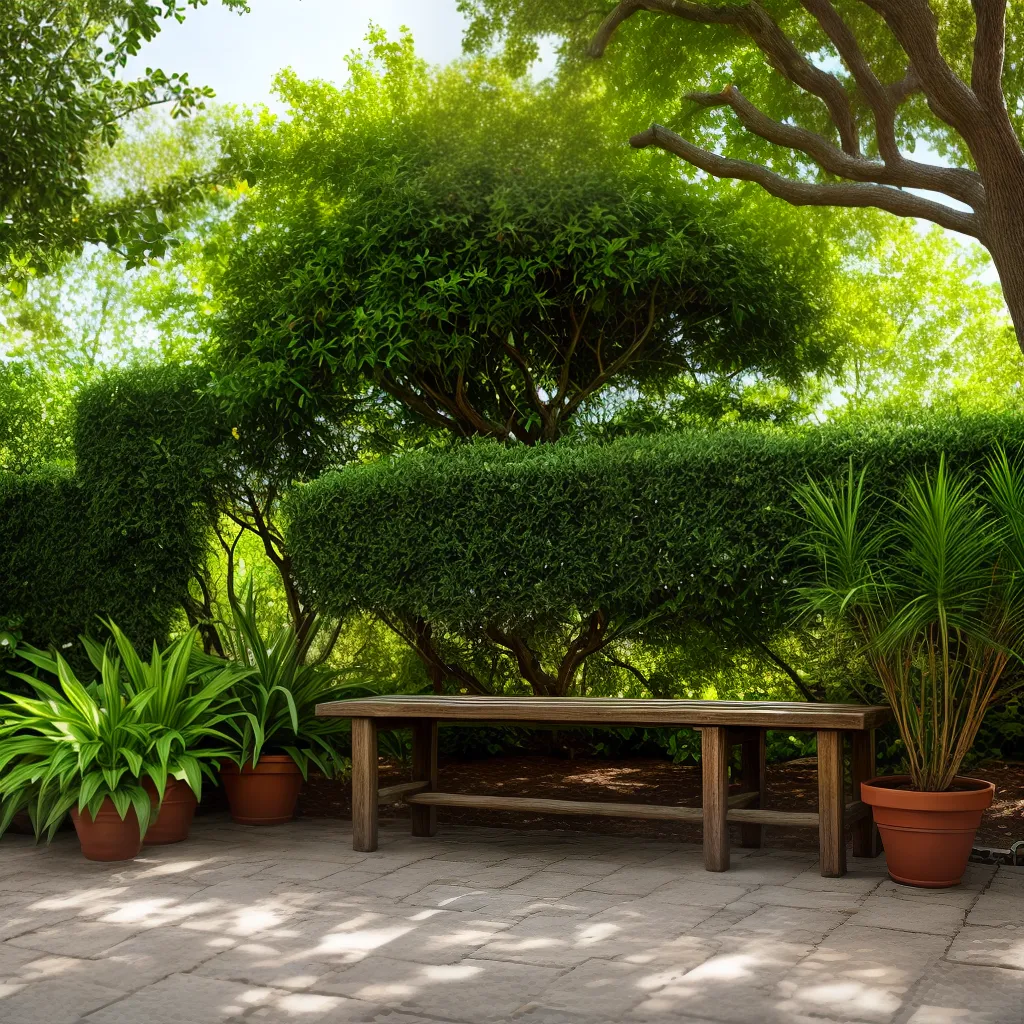 banco madeira tronco arvore jardim