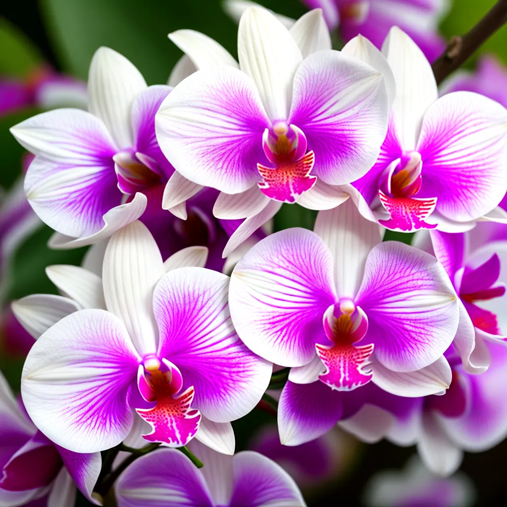 orquidea cattleya walkeriana flor vibrante