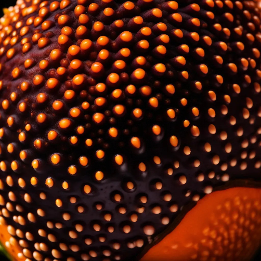 fruta jatoba madura textura