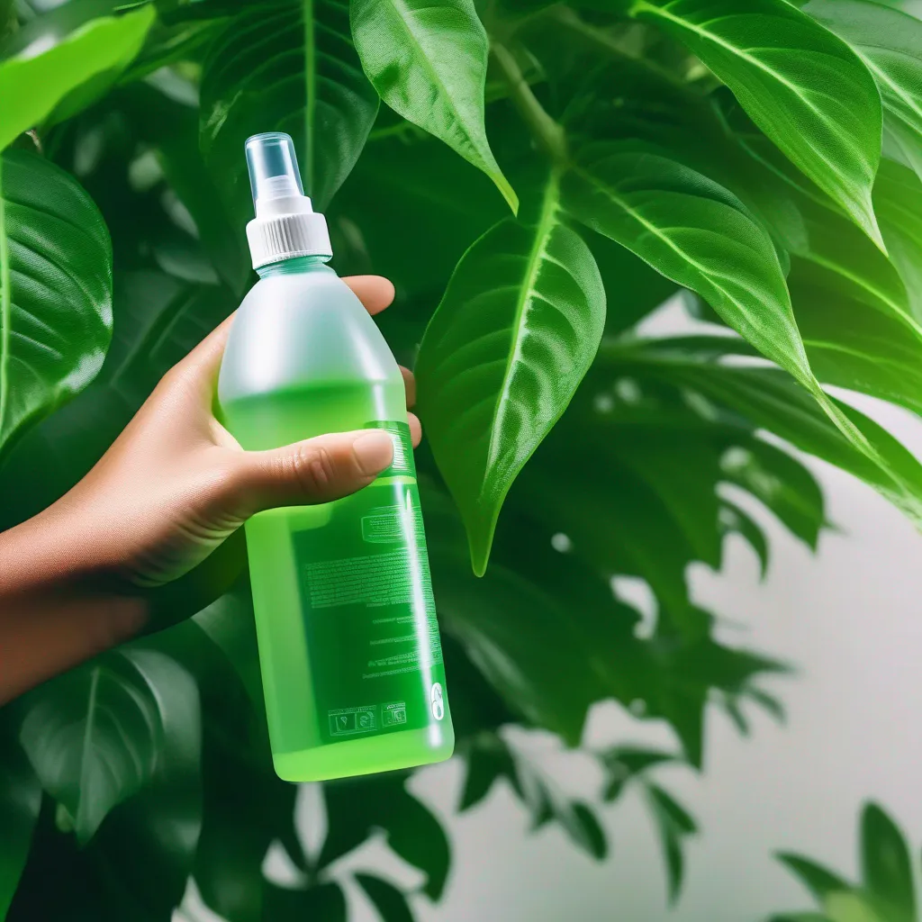 pulverizador nutricao folhas verdes