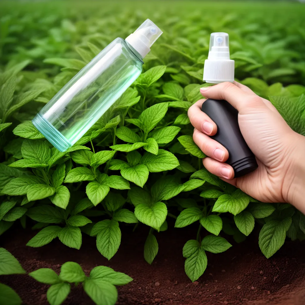 nutricao foliar spray plantas
