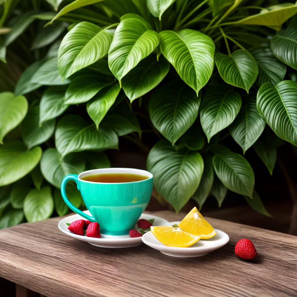 cha folha pitanga jardim frutas