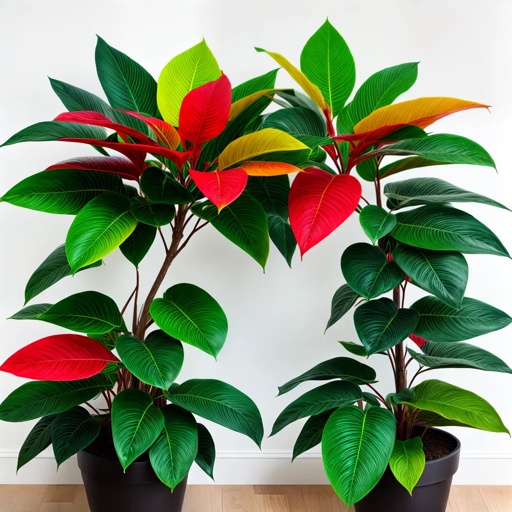 croton brasileiro folhas multicoloridas