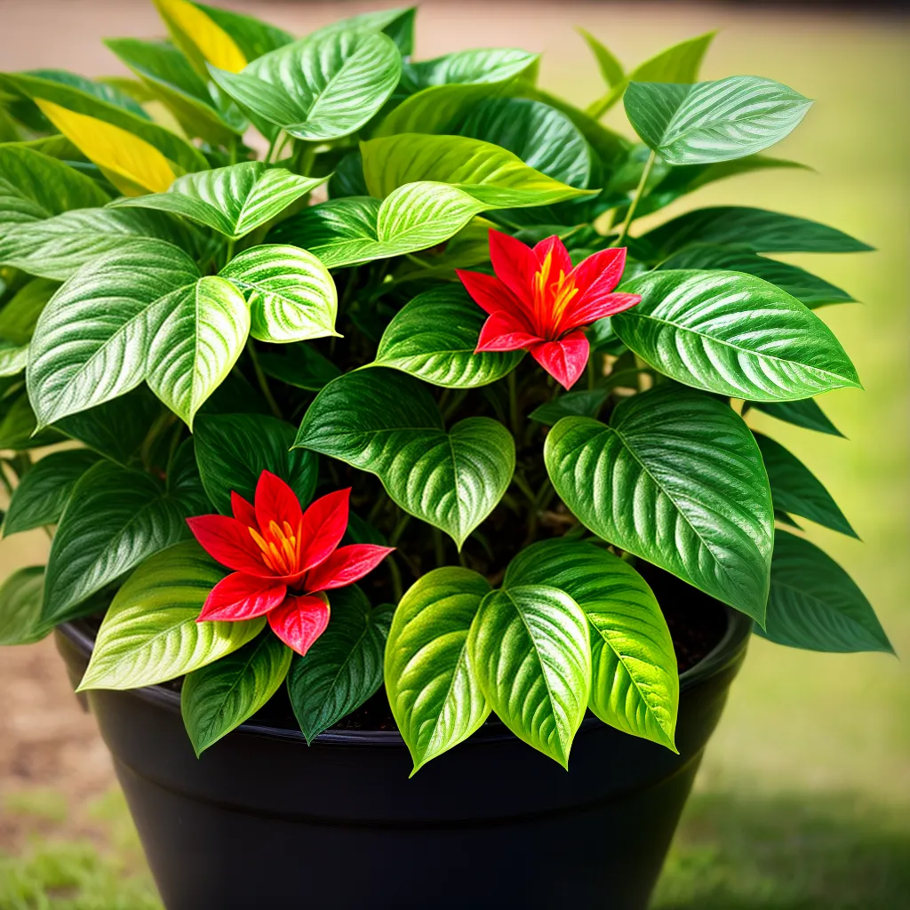 croton brasileiro planta sol colorida