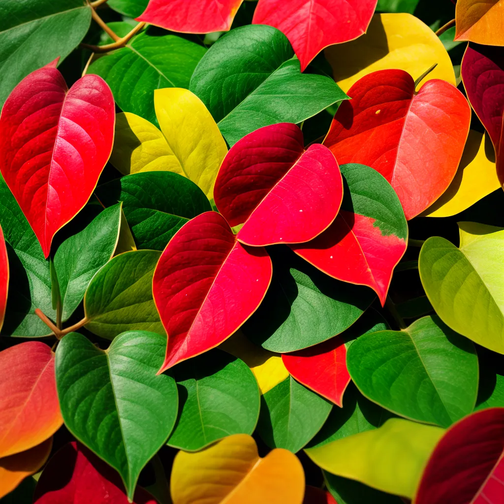folhas croton brasileirinho vibrantes