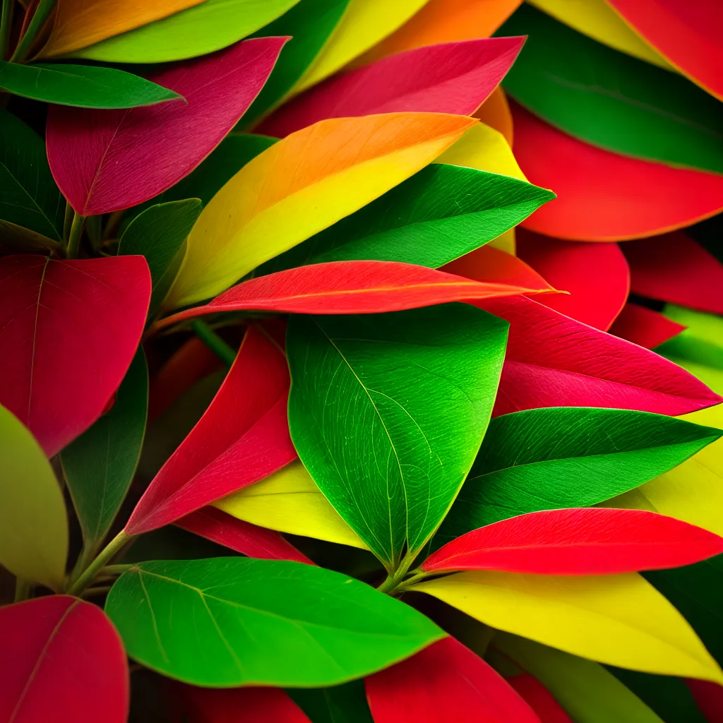folha croton brasileirinho colorida