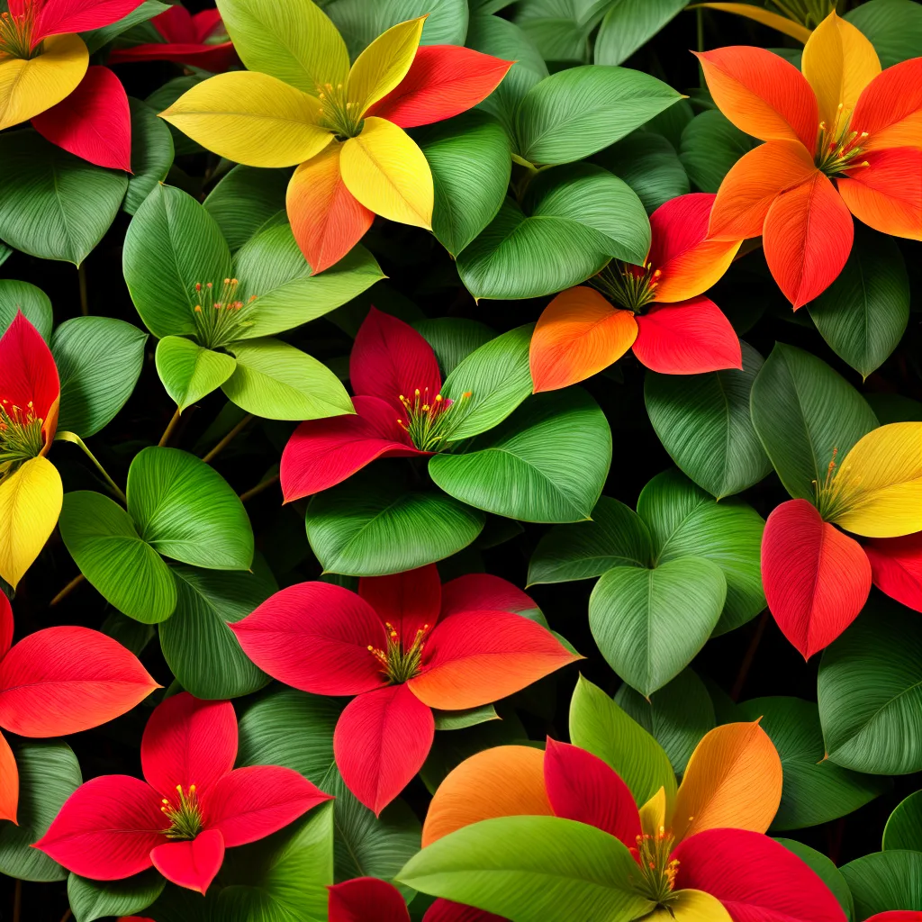 folhas brasileirinho croton coloridas