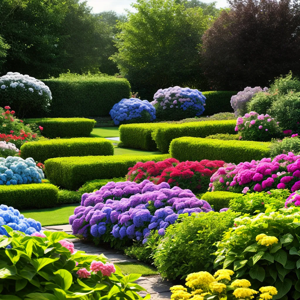 jardim hortensias coloridas transformacao