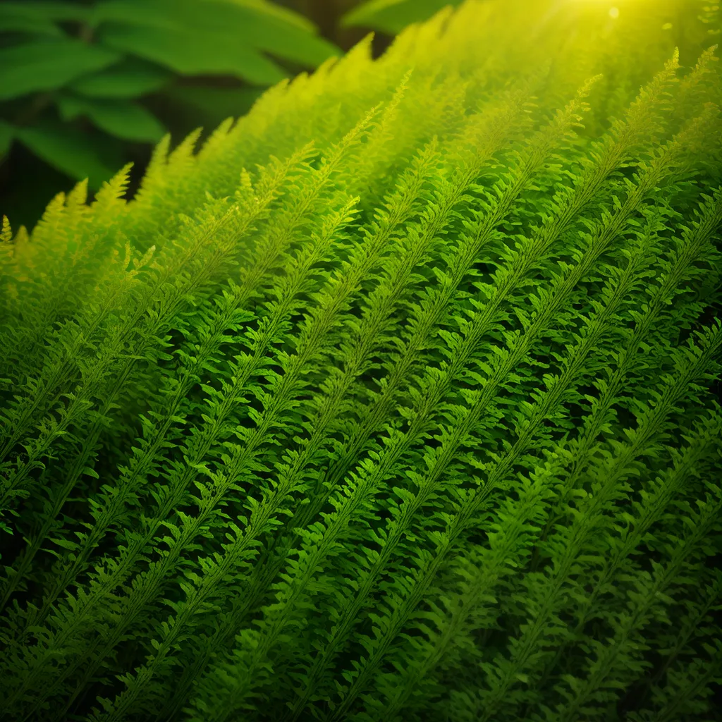 folha fern verde floresta sol folha fern verde floresta sol