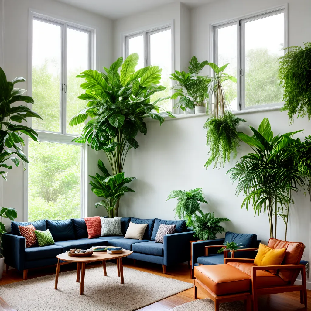 sala plantas internas acolhedora sala plantas internas acolhedora