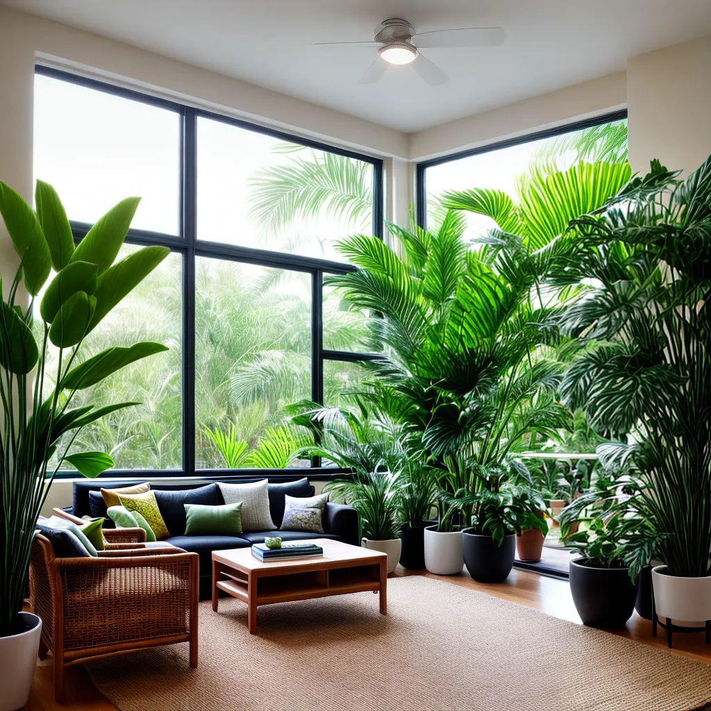 sala plantas internas janela acolhedora