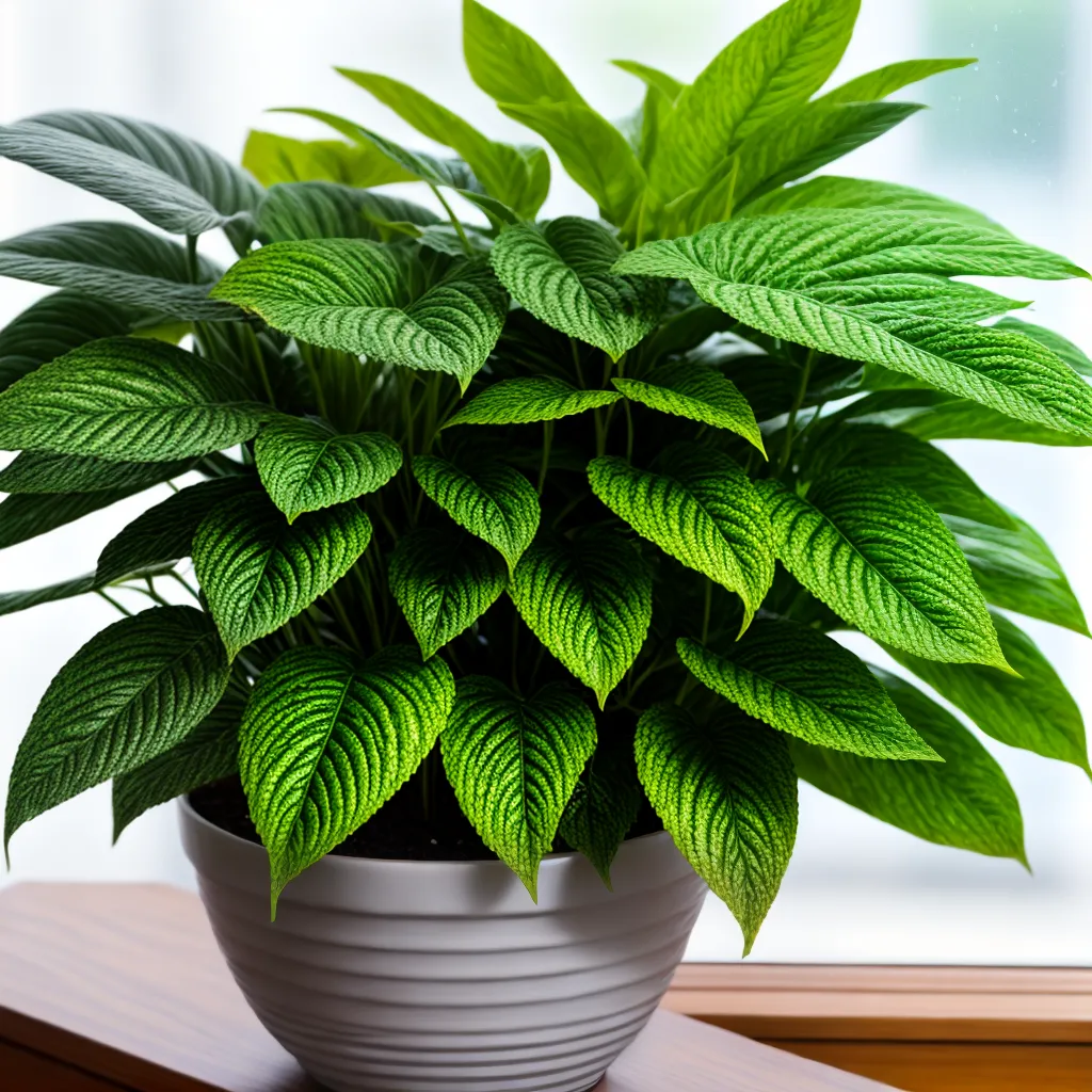 planta verde folhagem saudavel janela