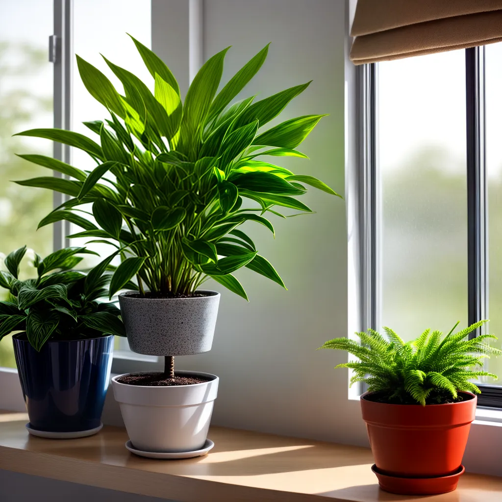 planta verde janela luz cuidado