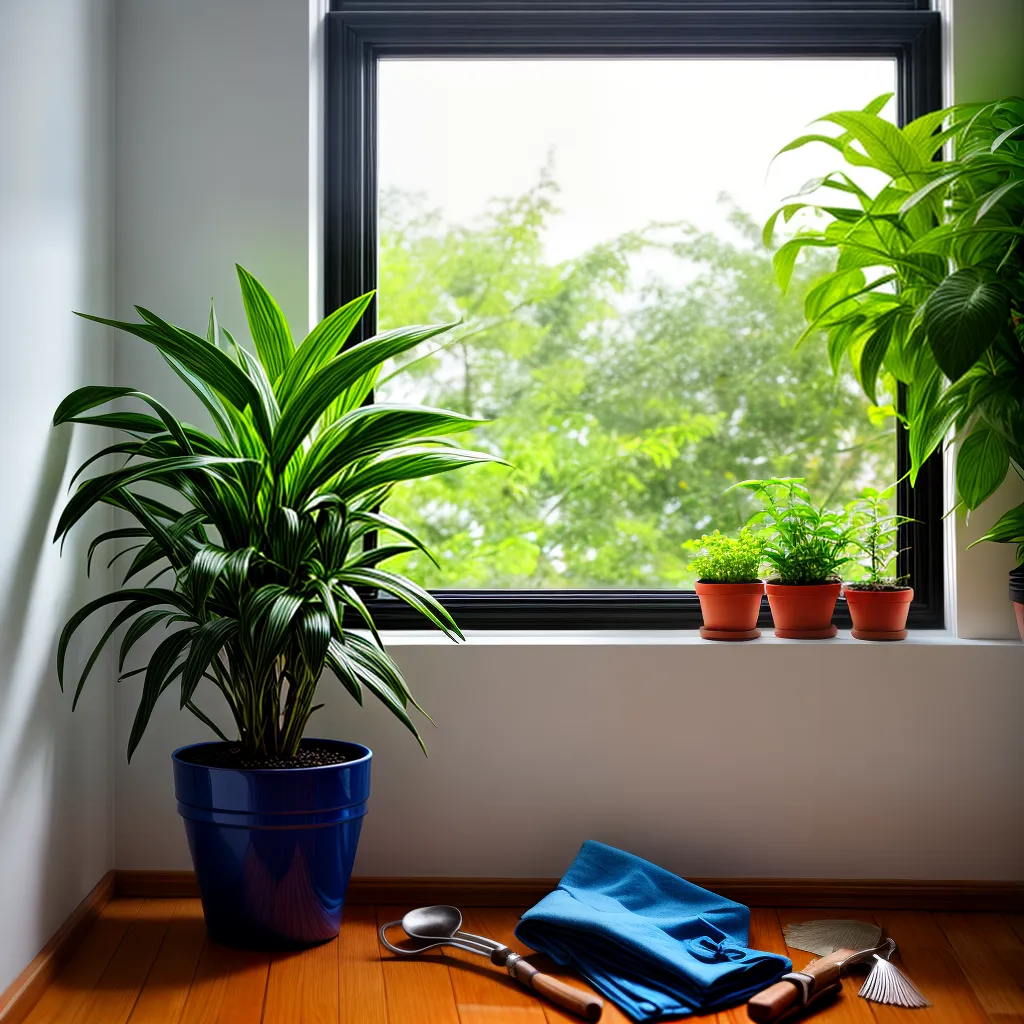 planta verde janela cuidados jardinagem