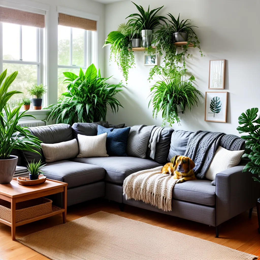 sala plantas animais estimacao