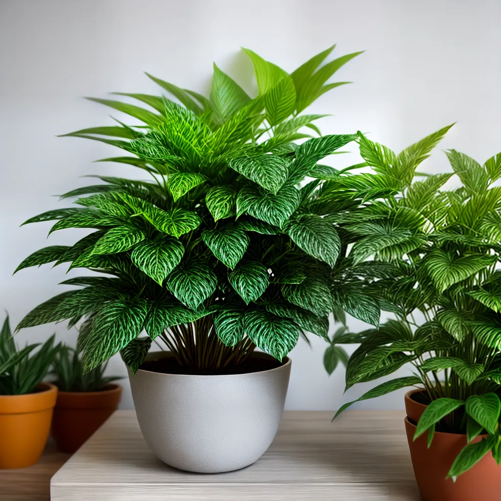 planta verde saudavel pot ceramica
