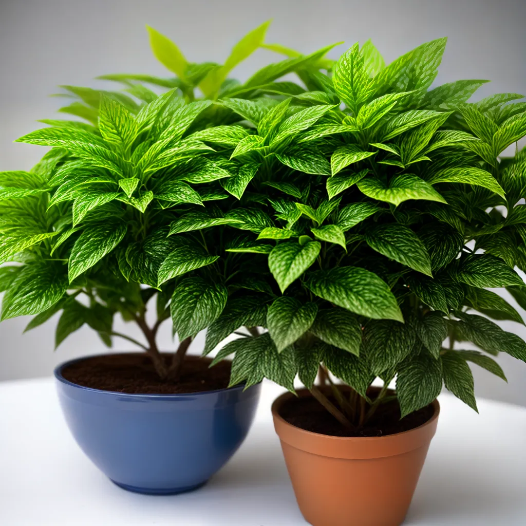 planta enraizada pot tamanho certo