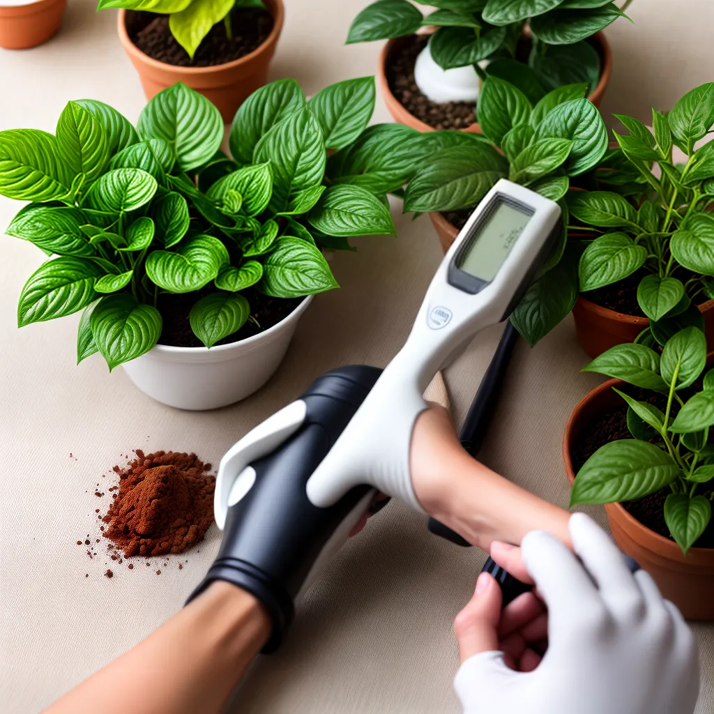 inspecao folhas lupa jardim interno inspecao folhas lupa jardim interno