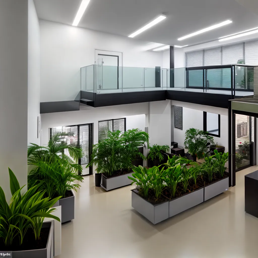 maos transplantando planta interior