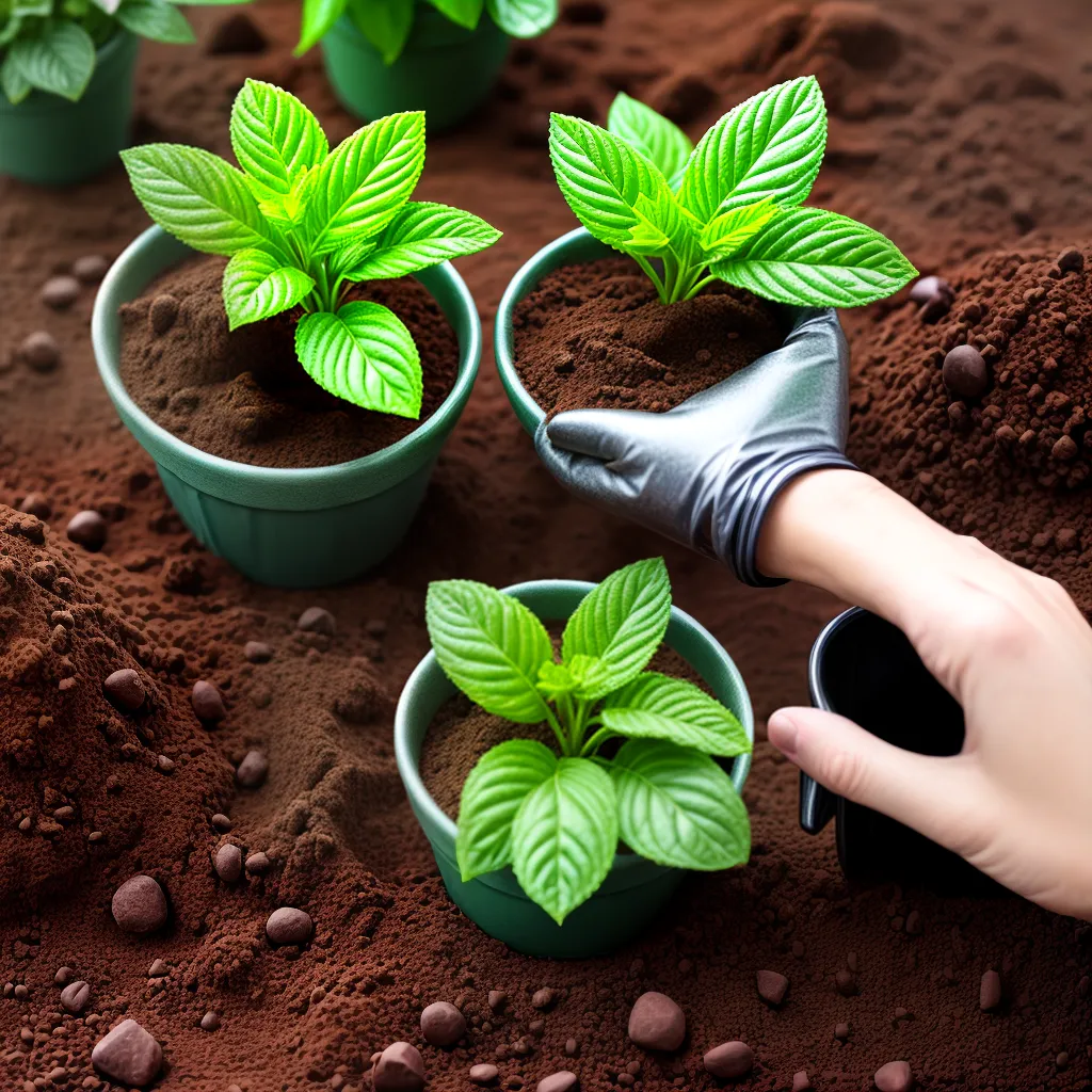 luvas jardinagem plantinha transplante
