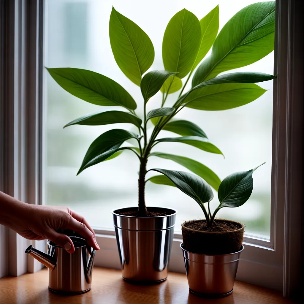 planta indoor murcha rega preocupacao