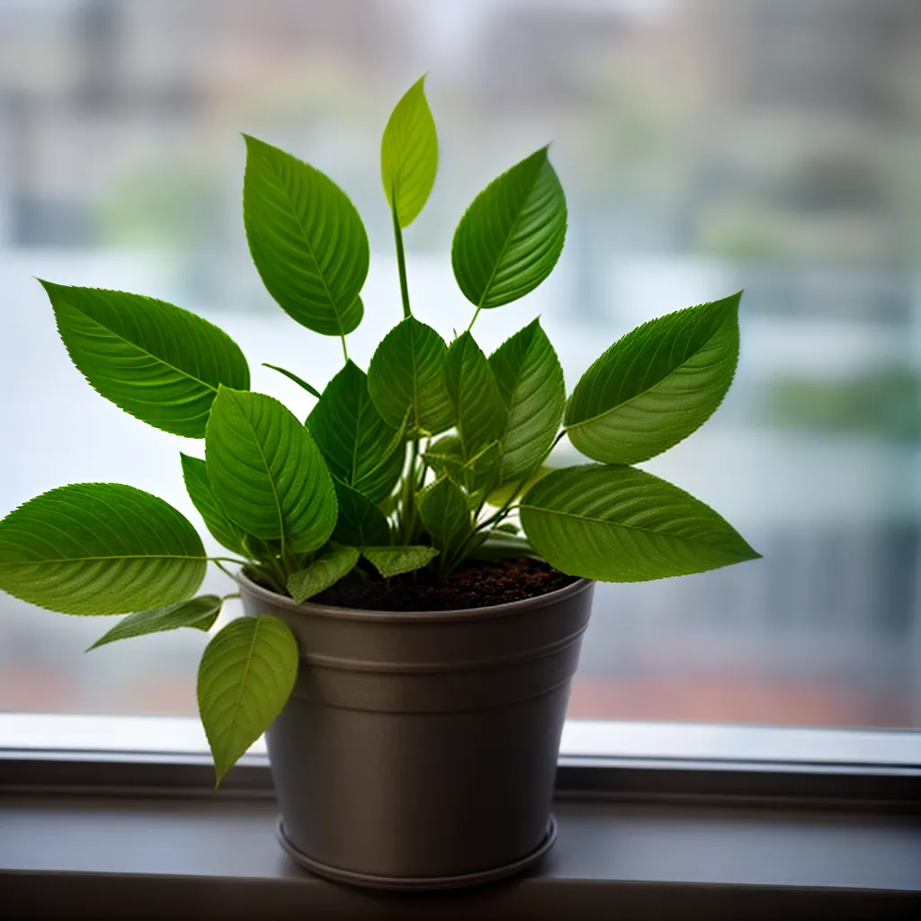 planta triste folhas murchas janela cuidado