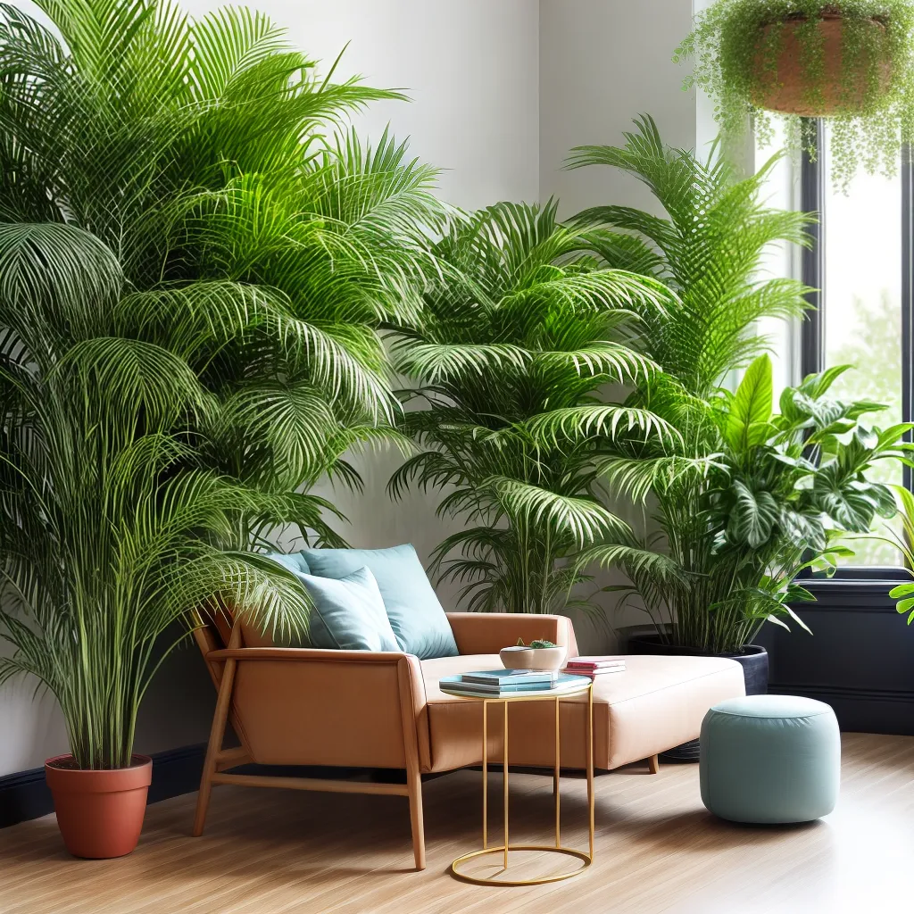 sala sol plantas verdes