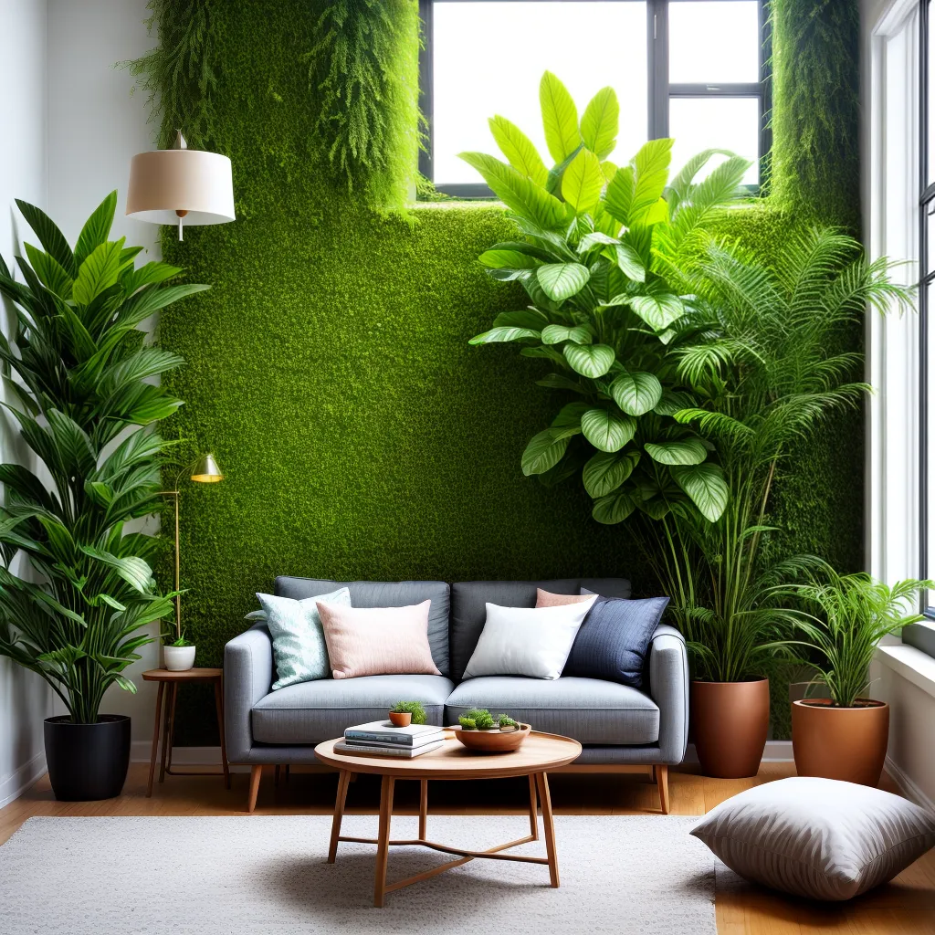 sala plantas verde luz conforto