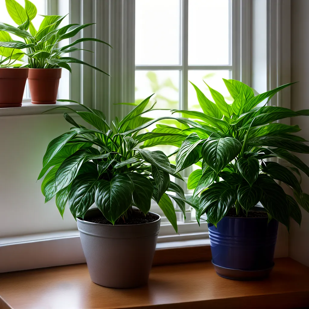planta verde janela luz cuidados
