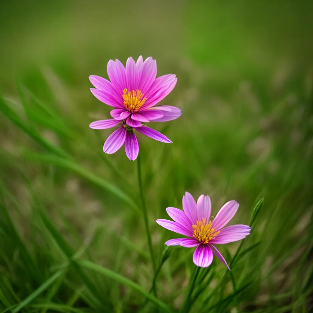 flor selvagem rosa meadow natureza