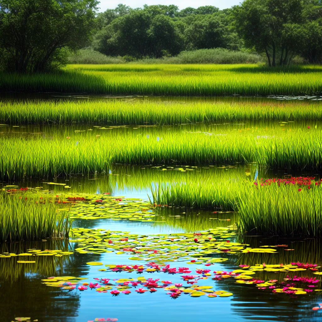 pantanal vegetacao cattails lirios agua pantanal vegetacao cattails lirios agua
