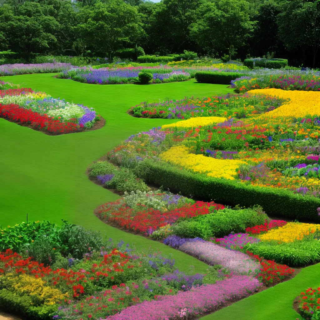 jardim colorido organico biodiversidade