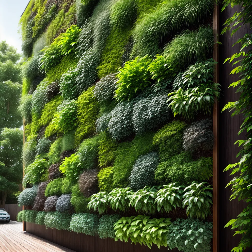 parede verde jardim vertical urbano