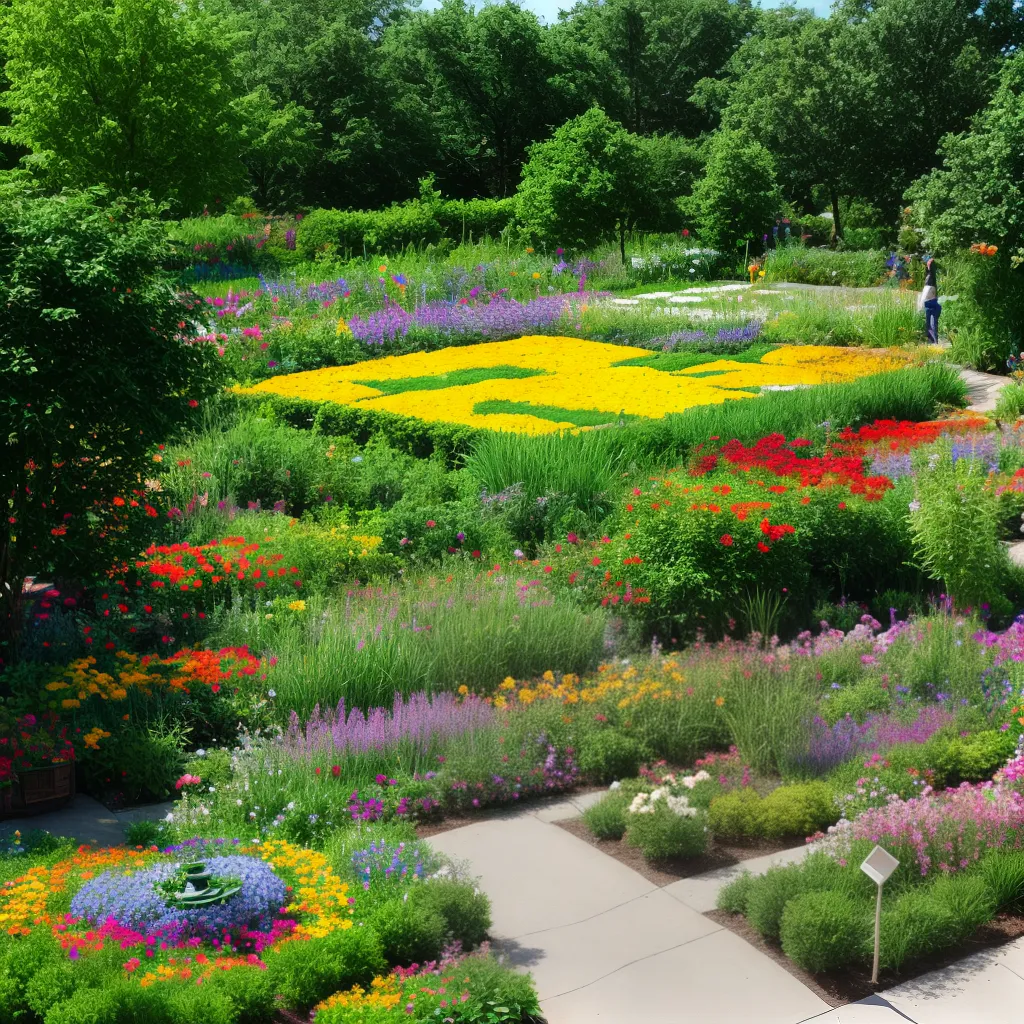 jardim comunitario cores flores hortalicas