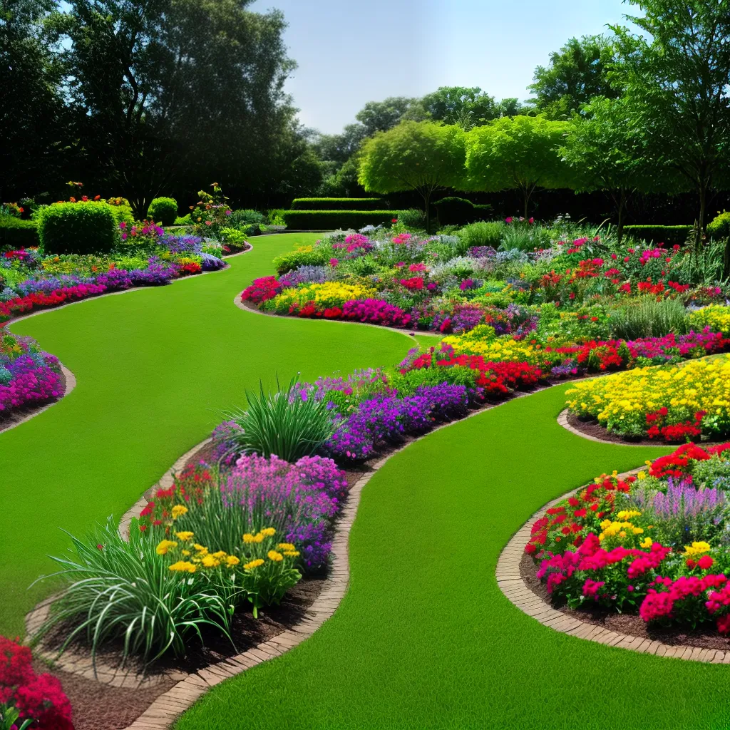 jardim vibrante mulch sustentavel