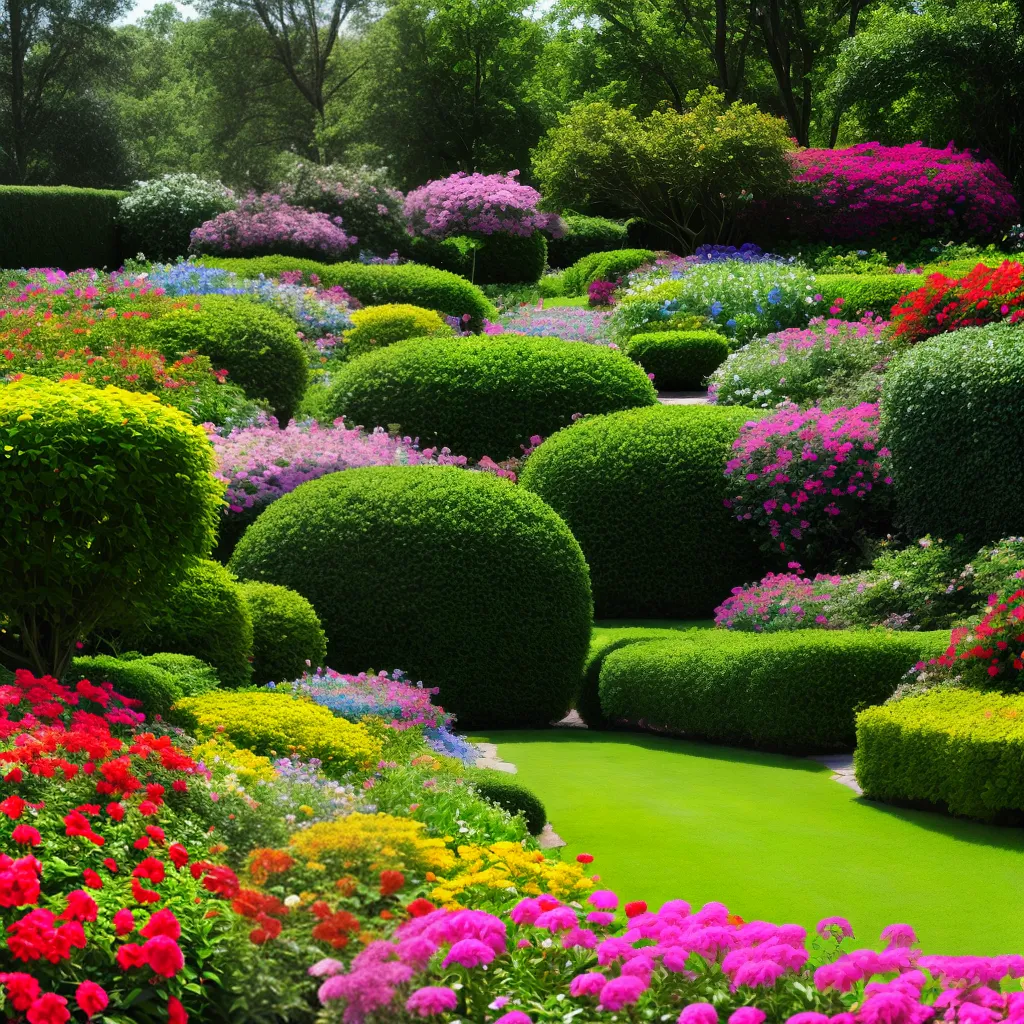 jardim flores coloridas natureza harmonia