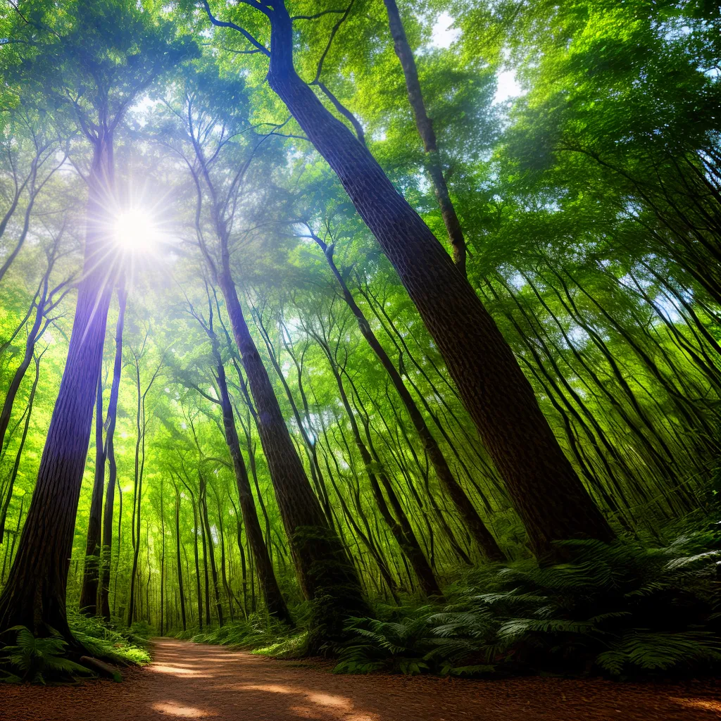 floresta vibrante luz sol plantas medicinais floresta vibrante luz sol plantas medicinais