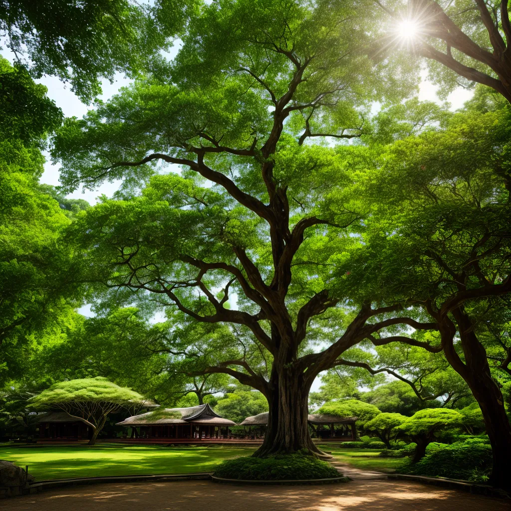 arvore bodhi templo budista enlightenment